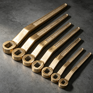 Llave cuadrada antichispas de cobre métrica para seguridad industrial, a prueba de explosiones, para operación en gasolineras - Product Image 5