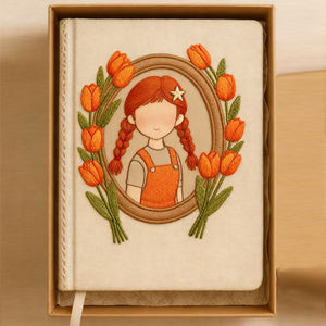 Agenda Diaria Personalizada con Tapa Dura A5, Impresión y <span class=keywords><strong>Bordado</strong></span> en Tela <span class=keywords><strong>de</strong></span> Lino, Diario, Cuaderno - Product Image 4