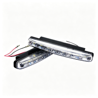 Lampe de travail LED 6 pouces 8W, lumière DRL, étanche IP65, 12-48V, lampe de conduite auxiliaire, feux de jour pour véhicule