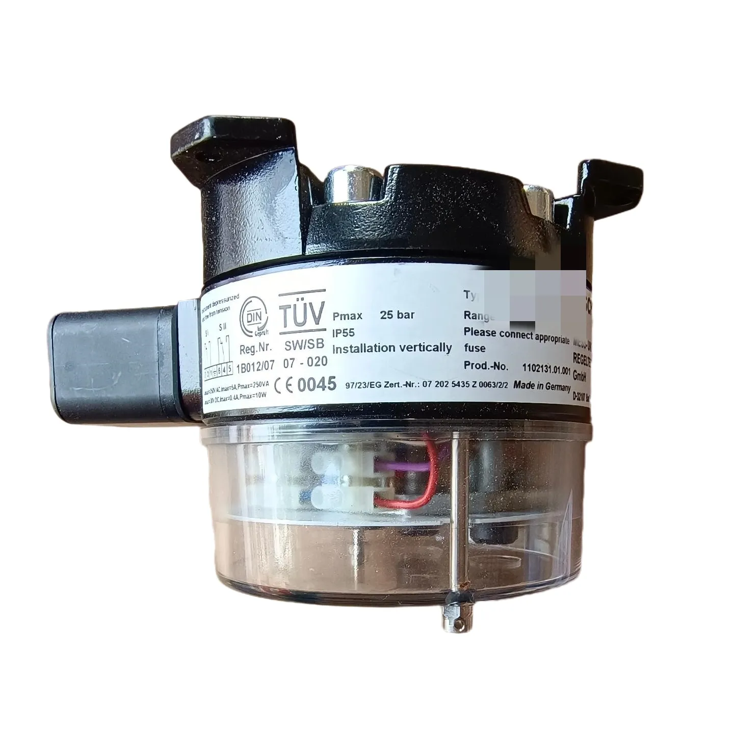DS21010A21BK0000/MS1032EA0KBKM0319 Differential pressure measuring and switching device