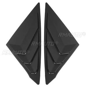 2pcs Car Rear Side <b>Window</b> Louver Covers Vents Trim <b>Window</b> Shutters <b>Shade</b> For Honda For Civic 11th Eleventh Generation 2021-2022 - Product Image 2