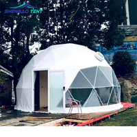 Tentes de luxe pour camping en plein air, préfabriquées modulaires, petites cabanes, maisons préfabriquées, moderne, station, tente géodésique, dôme, hôtel