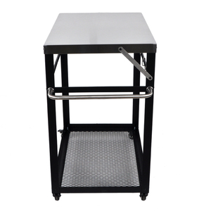 SEJR Bàn Ăn Có Thể Di Chuyển Hai Kệ Bàn Làm Việc Mặt Phẳng Bằng Thép Không Gỉ Đa Chức Năng Thương Mại - Product Image 3