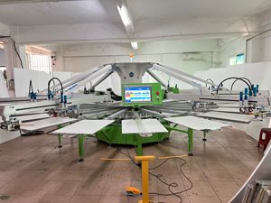 Máquina Automática de Serigrafía para Camisetas, 9 Colores, Impresión de Logotipos en Tela - Product Image 3