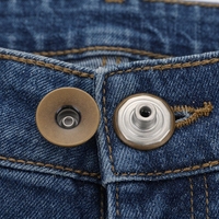 Bouton rond classique antique en laiton de 20 mm pour la décoration de vêtements (jeans, manteaux et pantalons)