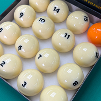 Billes de billard russes S.Q.F Pyramid 68mm 57.2mm en caoutchouc phénolique, jeu de billes de billard/snooker pour tables de 9ft, 8ft, 7ft avec boîte