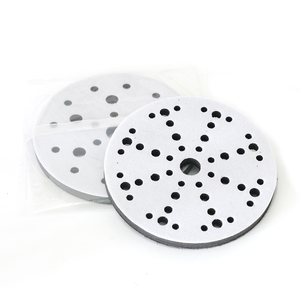 Su dayanıklı 150 mm arayüz ped sünger tampon disk ahşap otomotiv yüzey zımpara Pad için - Product Image 1