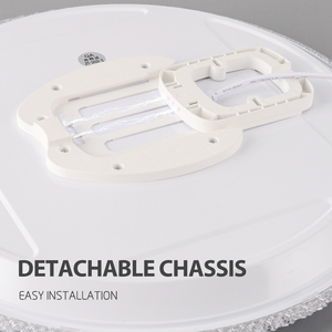 Lámpara de Techo <span class=keywords><strong>LED</strong></span> Dingdian AC220V 30W/40W/60W/72W/96W 6000K Luz Blanca Diurna, Material PC, Diseño Moderno para Dormitorio, Sala de Estar, Color Blanco - Product Image 3