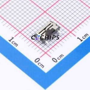 3AUJDAABA Slide Switch SMD-6P,7.2x3.5mm Switch Single Pole Double Throw Rectangle Pin Header PC Pin 7.2mm - Product Image 1