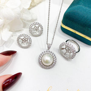 Accessoires en argent pur S925 pour la création de bijoux, pendentifs en or/argent 9312, boucles d'oreilles, ensembles de bijoux tendance - Product Image 2