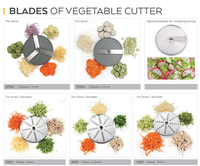 Machine multifonctionnelle pour couper les légumes, processeur alimentaire, trancheuse à légumes, hachoir à fromage