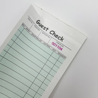 Carnet de chèques invités Bloc-notes VENTES Commande Fil à déchirure facile scra Cahier de commande de vente personnalisable 50 feuilles