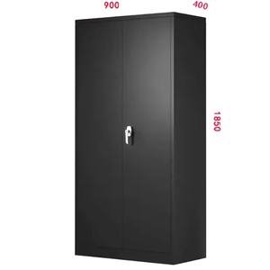 Rangement de bureau personnalisé 2 portes <span class=keywords><strong>4</strong></span> étagères <span class=keywords><strong>armoire</strong></span> de rangement classeur en métal avec casier de haute qualité pour un usage commercial - Product Image 2