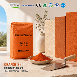 Óxido <span class=keywords><strong>de</strong></span> Hierro <span class=keywords><strong>Naranja</strong></span> 960, Pigmento Inorgánico en Polvo, Colorante <span class=keywords><strong>de</strong></span> Óxido Férrico para Acabados <span class=keywords><strong>de</strong></span> Paredes <span class=keywords><strong>de</strong></span> Ladrillo <span class=keywords><strong>de</strong></span> Arcilla y Cemento - Product Image 1