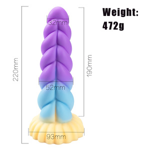 Güçlü vantuz ile renkli gerçekçi yapay penis silikon Dildos esnek yapay penis vajinal g-spot Anal Play seks oyuncakları kadınlar erkekler için - Product Image 6