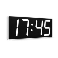 Jam Dinding LED Digital 6 Inci WiFi NTP Sinkronisasi Waktu Jaringan 4 Digit Peredupan Otomatis Alarm Timer Relay untuk Pabrik Kantor