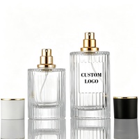 Flacon de parfum personnalisé 30ml 50ml 100ml, flacons de parfum ronds vides de luxe, vaporisateur, flacon de parfum en verre pour emballage