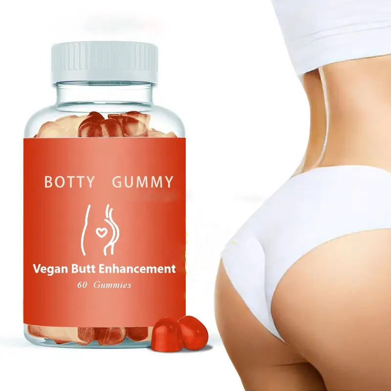 Bil Enhancement Gummy Beren Vitaminen Ginseng Tabletten Booty Gummies Butt Verhogen Supplement Voor Vrouwen