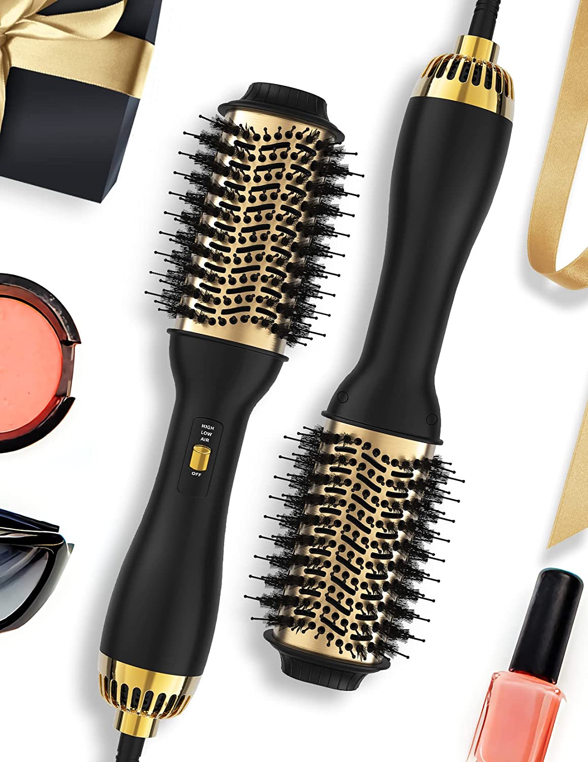 Amazon.com: REVLON Un paso Volumizer PLUS 2.0 - Secador de pelo y cepillo  de aire caliente, color negro : Todo lo demás