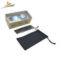 Boîte d'emballage de lunettes avec logo personnalisé Boîtes d'emballage de stockage de lunettes de soleil avec couvercle transparent en PVC