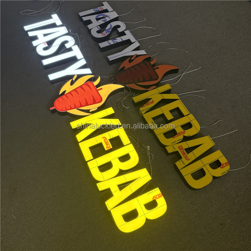 LED NEON borden, Lichtbak reclame bord