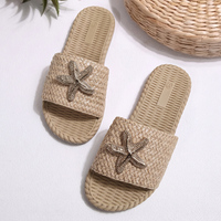 Nouvelle Arrivée – Sandales de Plage Haut de Gamme Personnalisables en Lin Tissé Respirant, Style Vacances, Populaires pour le Soin des Pieds