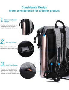 Mochila antirrobo para portátil de 15,6 pulgadas, mochila de hombro para llevar en el día, gimnasio, Fitness, deportes, viaje de negocios, bolsa para ordenador portátil, escuela - Product Image 3