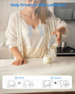 HORIGEN Cooling Therapy Laktation <span class=keywords><strong>massage</strong></span> gerät 2 in 1 kalte Kompresse & Vibration Silikon Brust <span class=keywords><strong>massage</strong></span> zum Stillen - Product Image 5