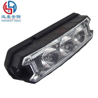 DC12-24V fonction de synchronisation petite lumière stroboscopique 3W IP65 avertissement moto rouge bleu lumière stroboscopique d'urgence voiture clignotant voyant d'avertissement