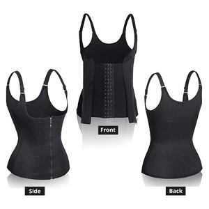 Top Moldeador de Cintura para Mujer con Cremallera, Control de Abdomen, Sin Mangas, Ropa Deportiva, Prenda Interior Moldeadora - Product Image 6
