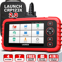 Herramienta de Diagnóstico Launch Creader Crp123x 2.0 Crp123e Crp123 X Lector de Códigos Obd2 Escáner para Todos los Coches