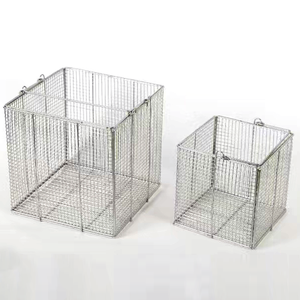 Cesta decorativa de metal de alta calidad Premium forma redonda cestas de almacenamiento de lujo Color personalizado Venta caliente cestas de alambre de hierro - Product Image 5