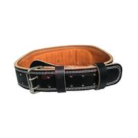 Ceinture de musculation en cuir de vache véritable avec boucle en métal, ceinture de soutien professionnelle pour l'entraînement en salle de sport pour hommes, très résistante