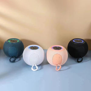 Mini altavoces BT de tela resistente al agua con Supergraves portátiles inalámbricos, caja de altavoces de música HIFI con luz LED de colores - Product Image 4