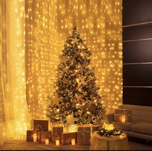 <span class=keywords><strong>Guirlande</strong></span> de lumières LED 3M pour rideau, IP44, télécommande, <span class=keywords><strong>guirlande</strong></span> féerique pour la décoration de la fenêtre de la chambre, pour le Nouvel An et Noël - Product Image 2