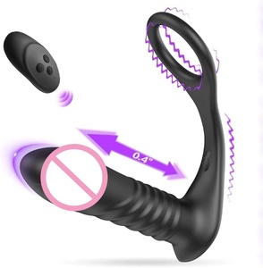 Vibratore Anale Massaggiatore Prostatico Masturbatore Maschile <span class=keywords><strong>Stimolatore</strong></span> Punto G Plug Anale 10 Modalità Vibratore Anale Giocattolo Sessuale per Uomini Coppie Adulti - Product Image 1