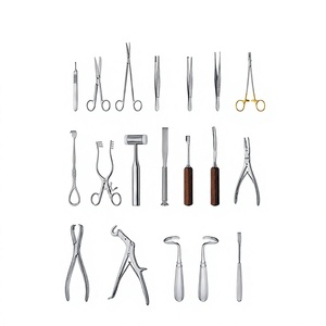 Juego profesional de instrumentos quirúrgicos de acero inoxidable de 23 piezas para la extracción de costillas y cirugía reconstructiva. - Product Image 1