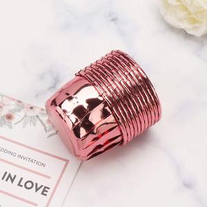 Rolled Edge Muffin Cups 50 Pcs Gold Silver Rose Gold Aluminum Foil Oven Safe Cake Tools - Product Image 2