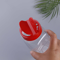Bouteilles d'épices en plastique en gros, pot à épices en plastique 16OZ