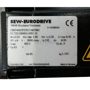 เซอร์โวมอเตอร์ซิงโครนัส CMP40S/KY/RH1M/SM1 รุ่นใหม่ ของแท้ แรงบิดนิ่ง 0.5 นิวตันเมตร ความเร็ว 3000 รอบต่อนาที มาตรฐาน IP65 พร้อมระบบตอบสนองจากเรโซลเวอร์ - Product Image 5