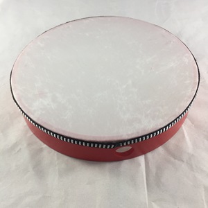 Vente chaude Orff Instrument à percussion pour enfants Tambourin rouge Tambourin 4 "Tambourin 6/8/10 pouces - Product Image 6