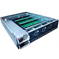 Untuk 80 Ponsel Android Phone Farm Chassis Unified Management Motherboard Box Memori 64/128GB RAM 8GB Hitam untuk Batch