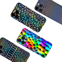Film de protection pour téléphone portable, autocollant brillant et scintillant de haute qualité, tendance 2024, pour iPhone 15, 14, 16