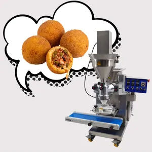 Automatische Arancini-Maschine kleine gefüllte Reisbällchen-Verkrustung maschine Falafel-Hersteller für kleine Unternehmen