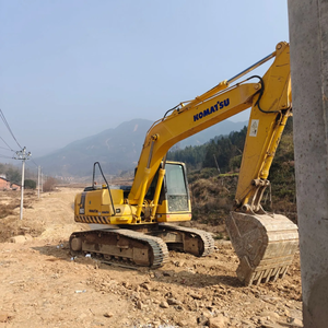 Excavadora de cadenas Komatsu usada original de Japón, modelos PC110-7/PC120/PC128/PC130/PC138/PC160LC-7, 11 toneladas, motor y bomba, certificación EPA y CE - Product Image 1