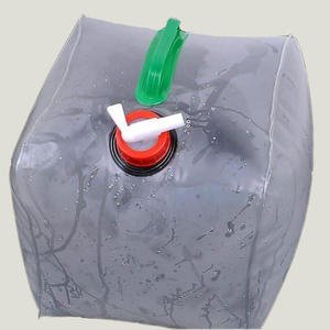 Sac à eau pliable en PE pour <span class=keywords><strong>camping</strong></span>, contenance de 20 litres, livraison gratuite - Product Image 1