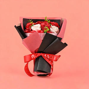 Cadeau pour la fête des mères, bouquet de roses, savon en forme de œillet haut de gamme, cadeau pour la fête des déesses - Product Image 2