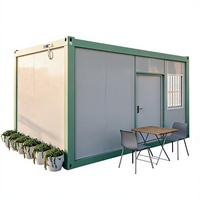 Conteneur modulaire de 20 pieds, mobile, portable, facile à assembler, préfabriqué, pliable, pour maison de campement