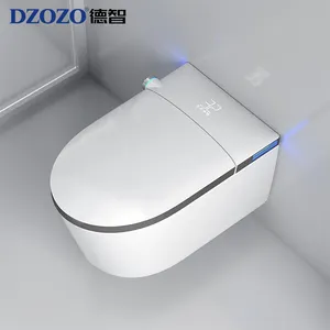 Lavadora a tope con Sensor, bidé automático japonés inteligente, armario de agua oculto, nuevo diseño, Control remoto, inodoro con descarga automática