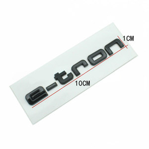 Autocollants de voiture pour <span class=keywords><strong>Audi</strong></span> e-tron, marque arrière pour véhicules électriques purs, nouveau logo <span class=keywords><strong>sport</strong></span> en fibre de carbone pour <span class=keywords><strong>Audi</strong></span> e-tron, modification de la carrosserie - Product Image 6